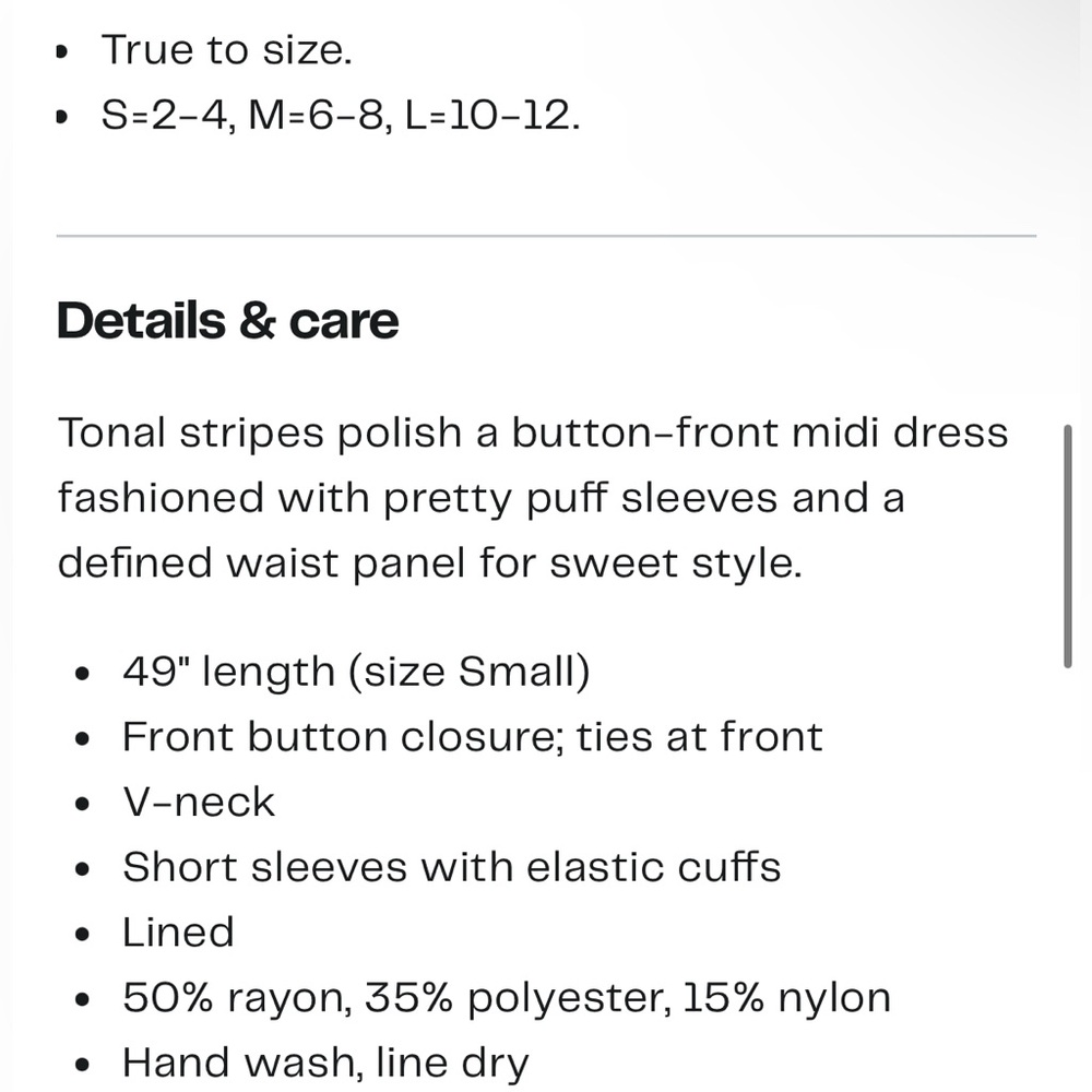 Puff Sleeve Cinched Waist Midi Dress
Lush - Small - Picture 5 of 6